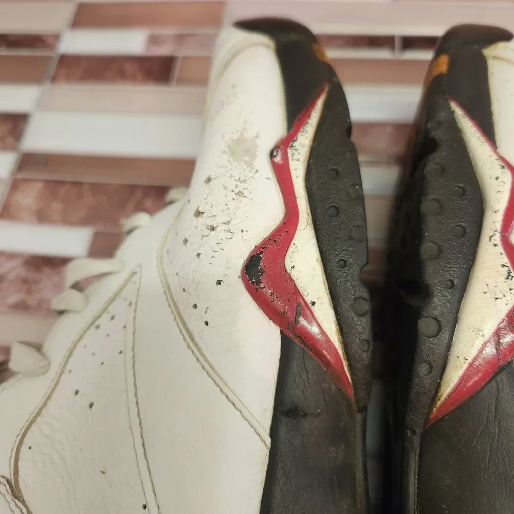 Nike Air Jordan 7 Retro Cardinal Men’s 12 White Red 2006 Vintage Basketball Shoe